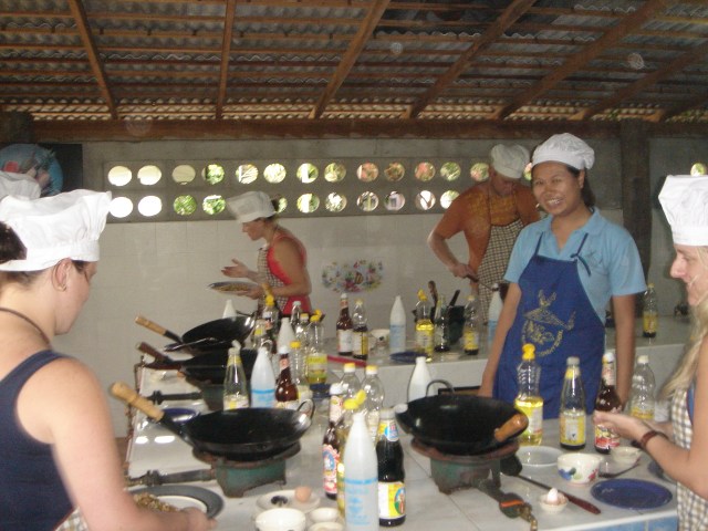 Our cooking school and teacher