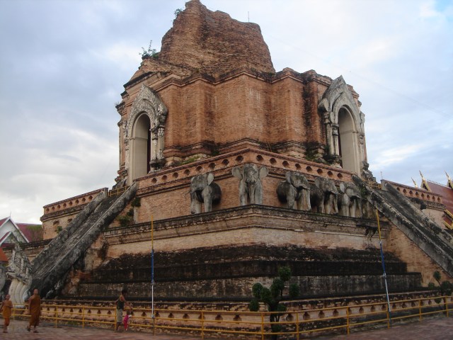 Wat Chedi Luang, reputed discovery place of the Emerald Buddha