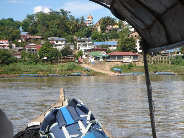 Crossing the mighty Mekong