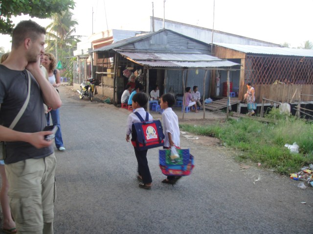 The stroll to school