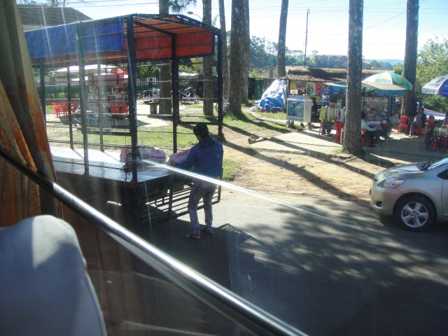 When chicken met bus...