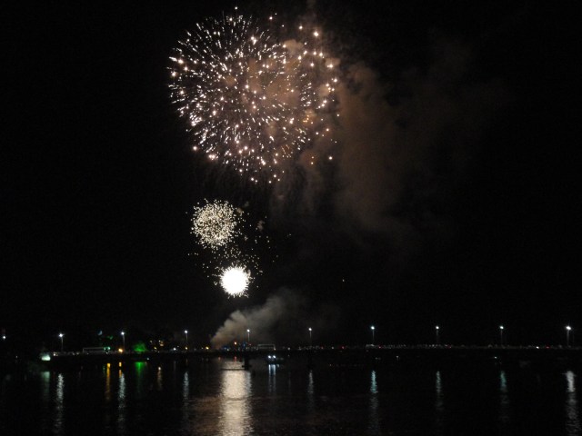 Finishing the night with a bang!