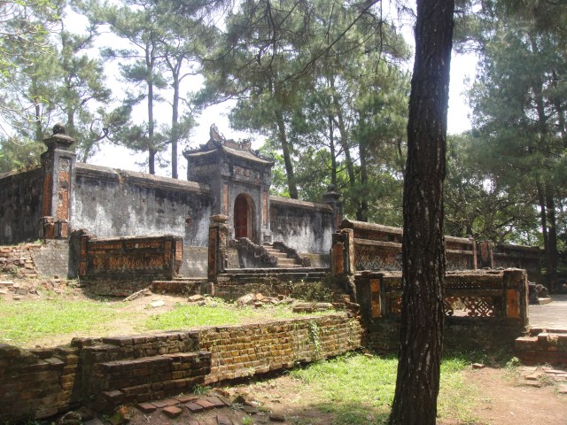 Around the grounds