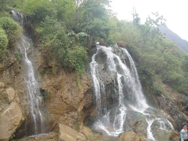 Waterfall in Cat Cat village