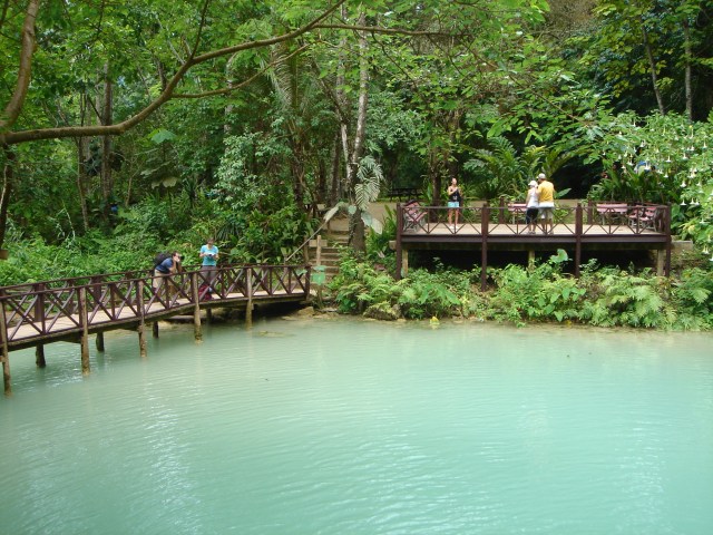 The beautiful pools