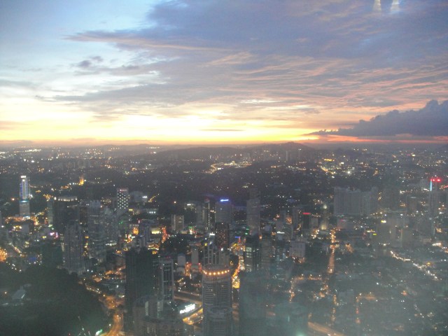 KL at dusk