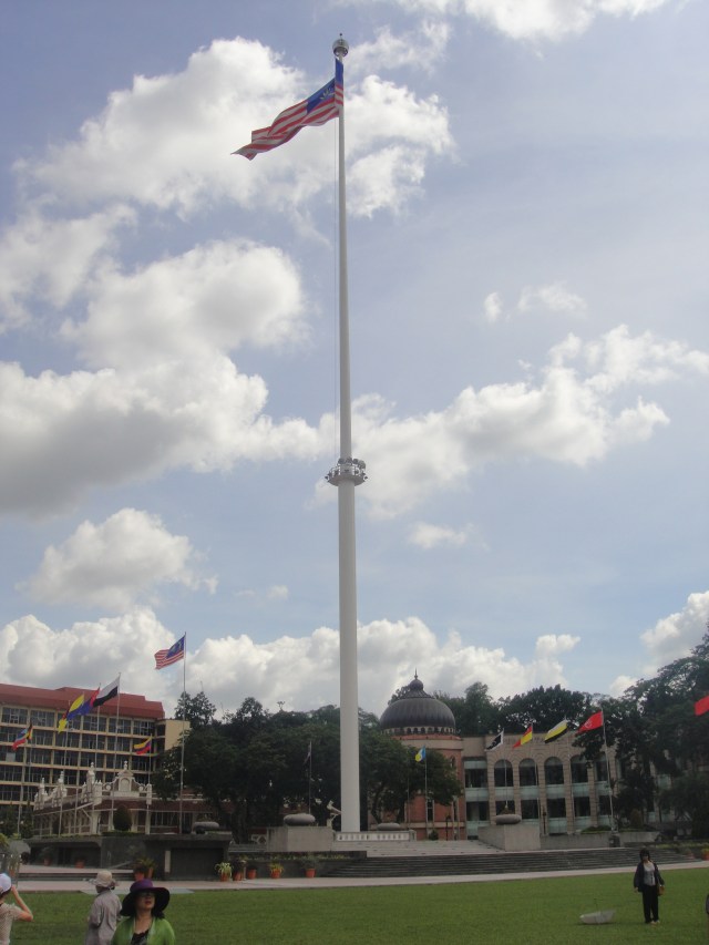 Merdeka Square's 95m flagpole