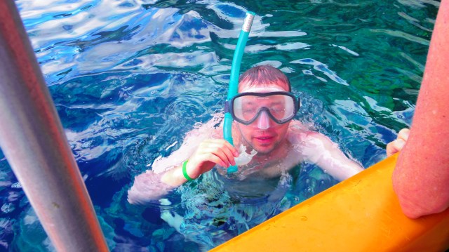 Snorkeling the reef