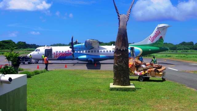 Our Aerospatiale/Alenia ATR 42/72 aircraft. Unfortunately the watermelons are not visible!