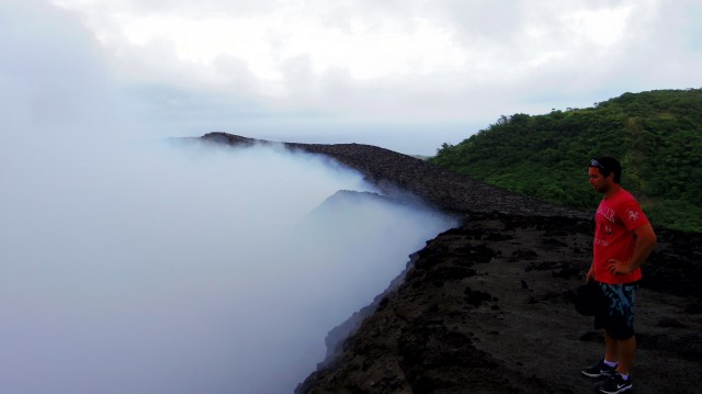 The smoke would often roll in