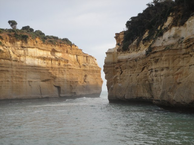 The mouth of the gorge