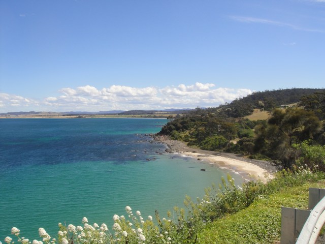 Looking south down the coast
