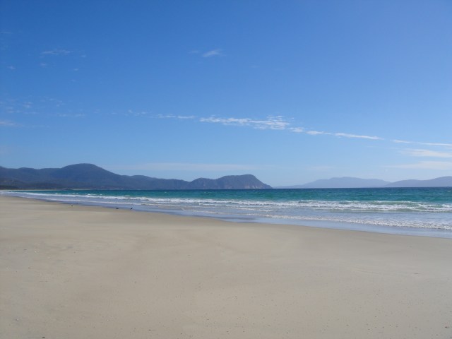 The pristine sands of Marion Bay