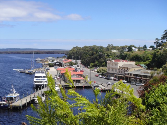 Looking down on picturesque Strahan