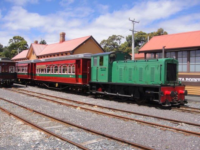 Regatta Point, terminus of the West-Coast Wilderness Railway