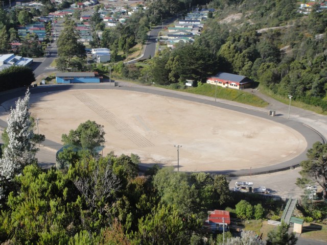 Queenstown's notorious gravel sports oval