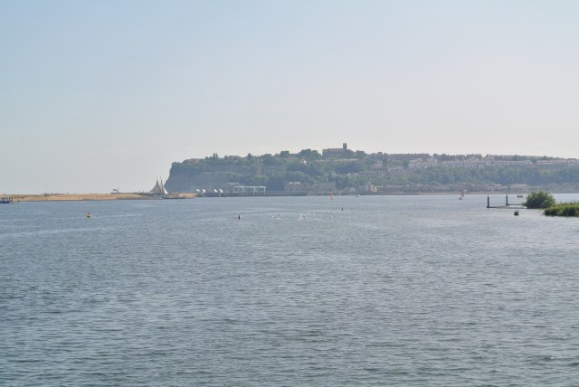 Cardiff Bay on a hot summers day