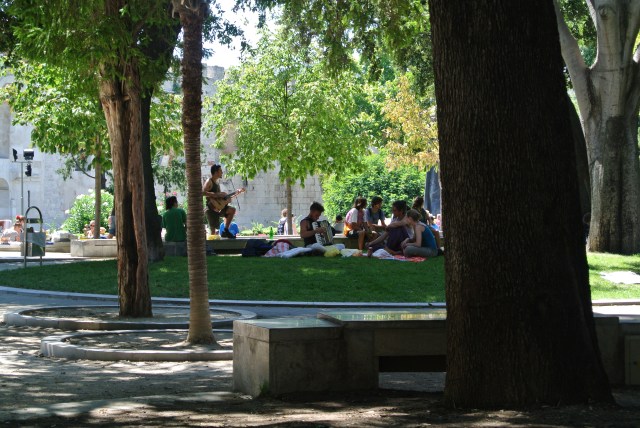 Some tunes in the park