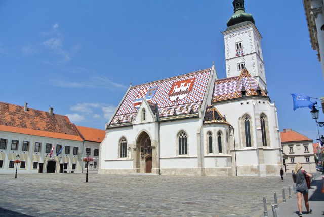 The gorgeous St Mark's Church and square