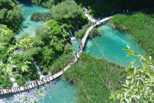 Boardwalks & Blue: A view from above