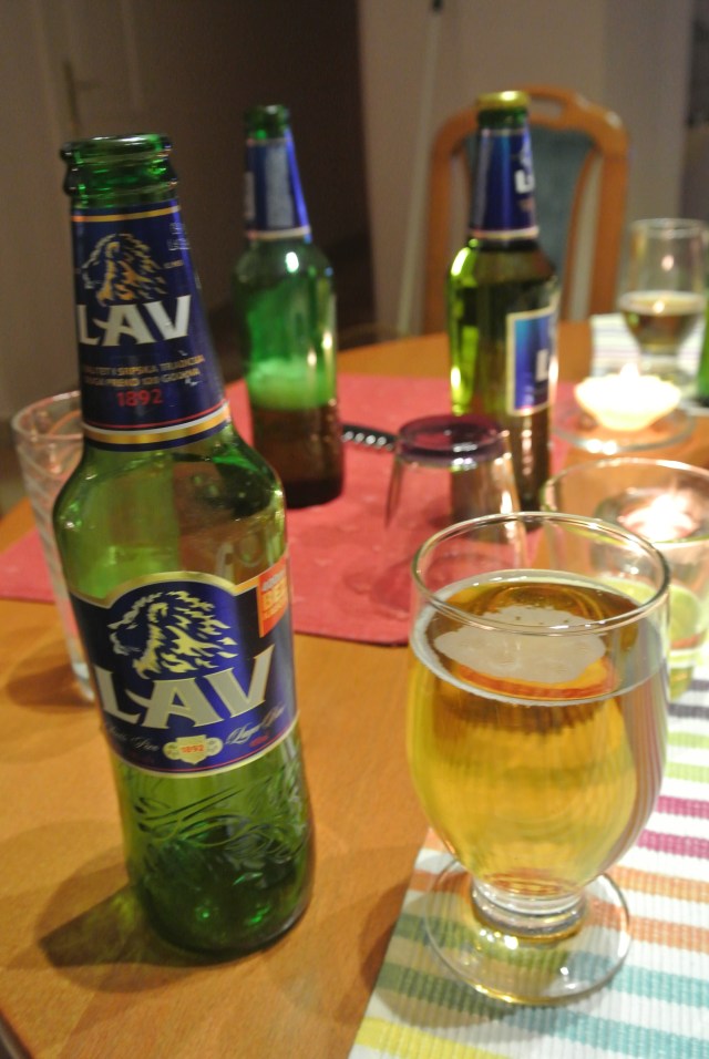 A Serbian beer in Hungary