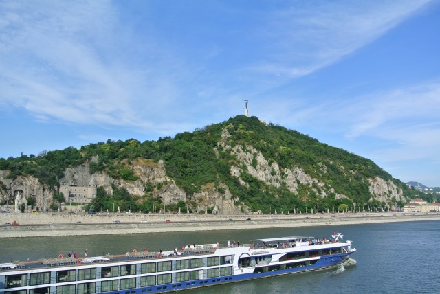 Gellért Hill with the Liberty Statue at its crest