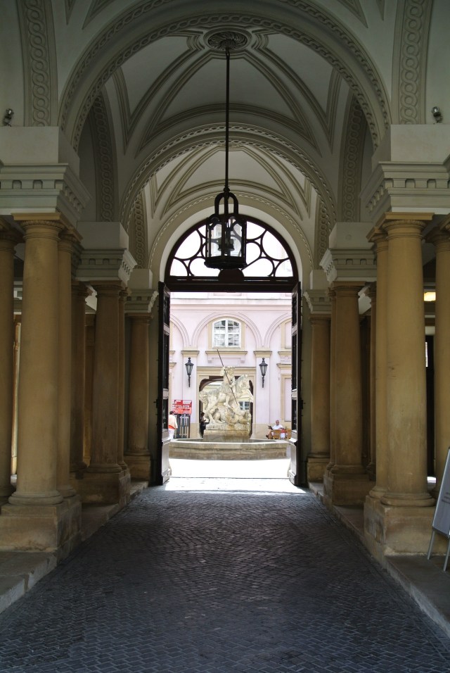 Shaded relief in the Old Town Hall