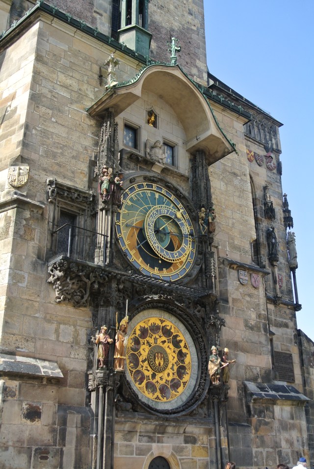 The beautiful Astronomical clock, built in 1410 and the oldest still working in the world. Just don't expect much of the show