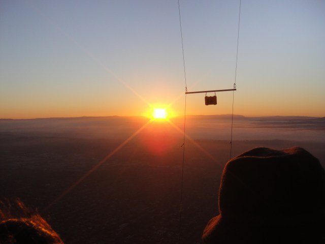 Catching the Suns first rays