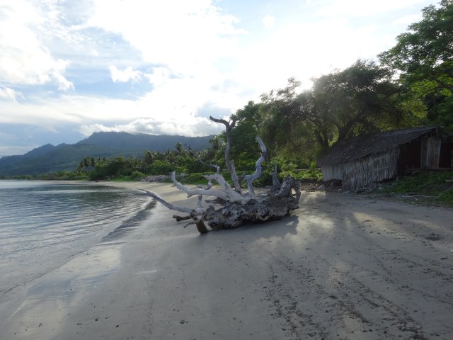 The empty beaches in paradise