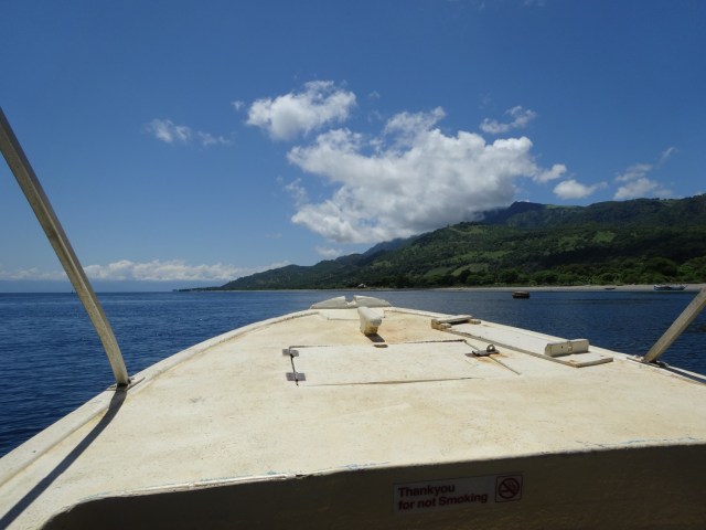 The way back to Dili was far more humble than the ferry on the outward voyage