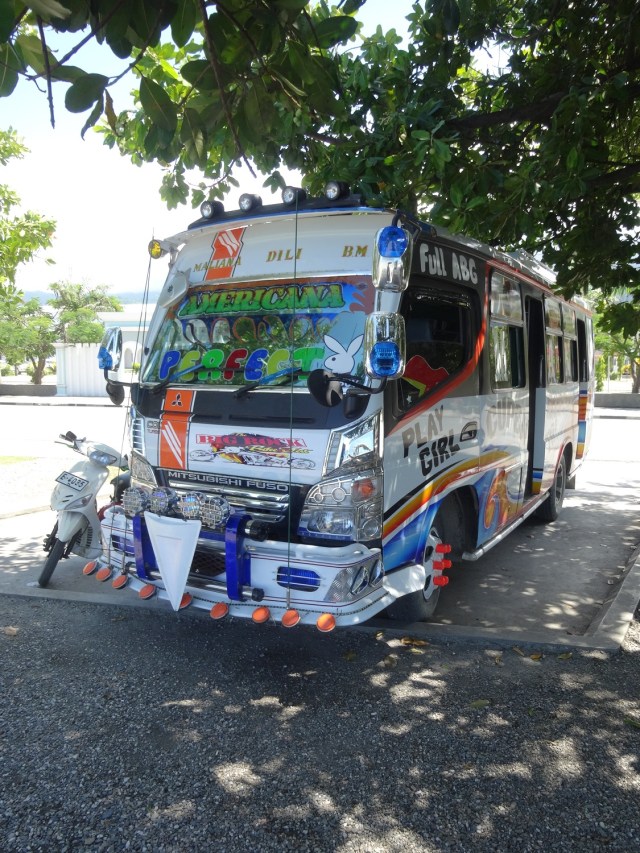 The drivers of the local Microlet fleet (buses) take pride in their appearance