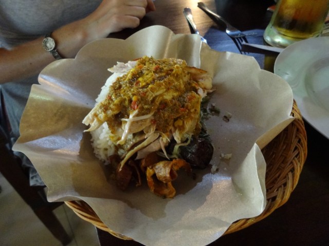 Babi Guling in all its glory. This one packed a delicious punch!