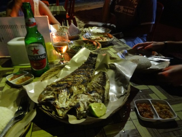 A kilogram of Snapper for the princely sum of 100,000 rupiah (about $10)