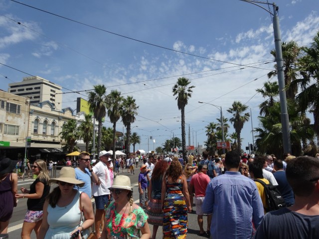 Melbourne again responded to the summer weather!