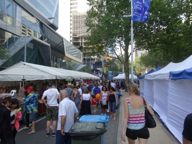 Sarah wanders the Antipodes Festival, with sadly no Baklava in sight...