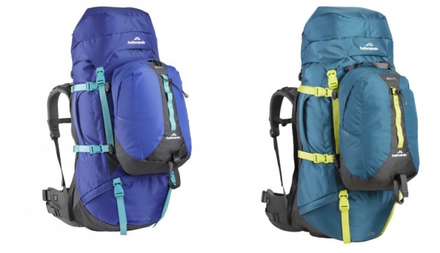 Our new 70lt Interloper packs with water resistant membrane