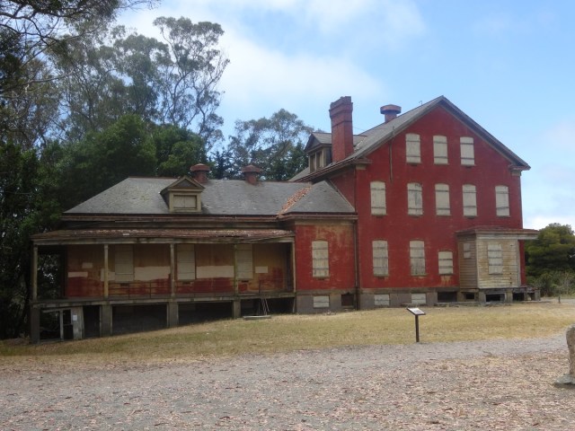 Remains of the old Civil War base, Camp Reynolds