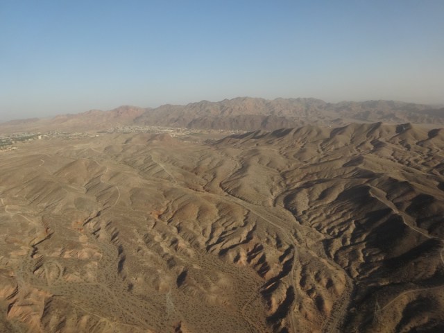 Taking to the air and leaving Boulder City behind us