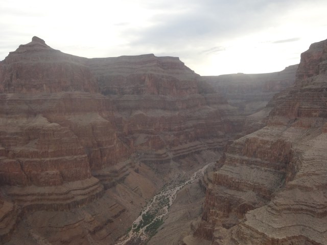 Our descent into the canyon