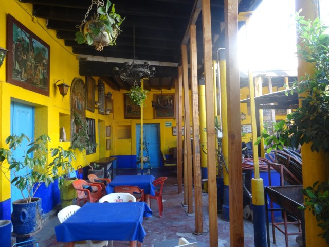 The brightly coloured, Pension California