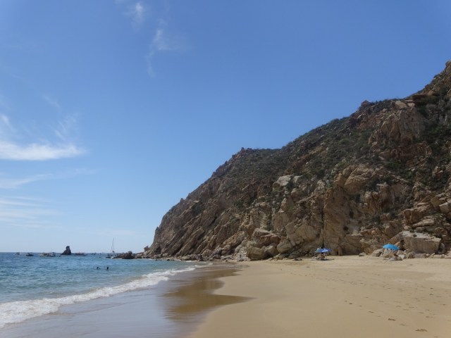 Sheltered, sandy bays on our expedition to Lands End