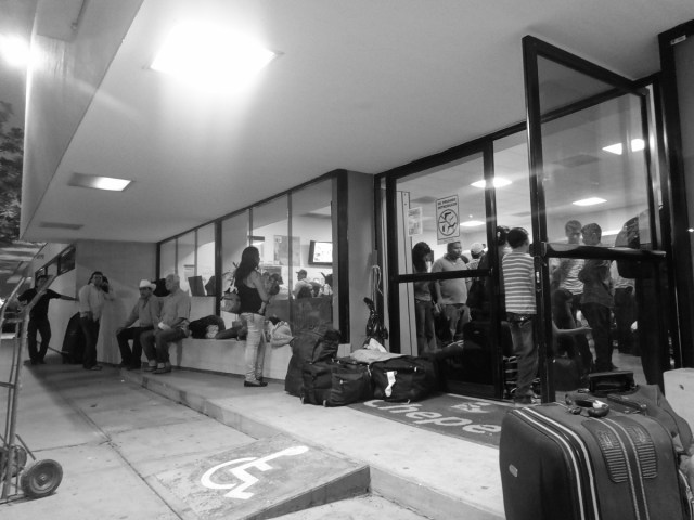 The morning rush at Los Mochis station