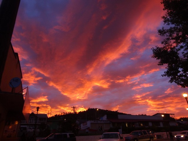A stunning Creel sky before our day at Copper Canyon