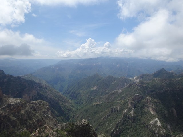 Our first views of Copper Canyon for the day