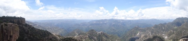 A panorama from the top of the cable car