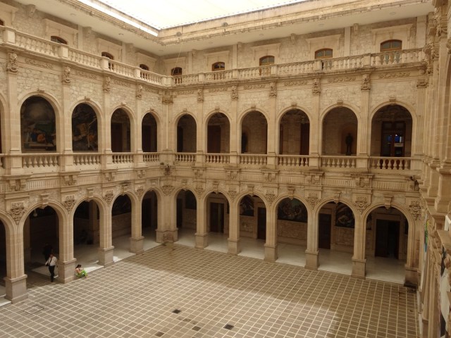Inside the Palacio de Gobierno