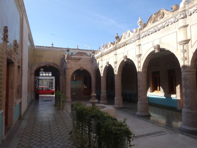 The gorgeous bar outside Hotel San Juan. By early afternoon the tables would be set and the beers would be flowing...