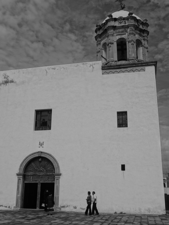 The church of Nuestra Senora de los Remedios atop the heights
