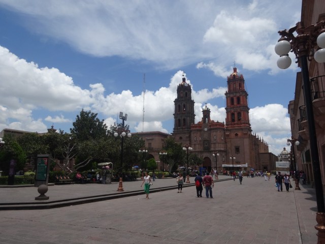 The main cathedral of San Luis Potosi in Plaza de Armas